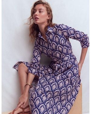 Boden Alexa Langärmliges Midikleid - Lila