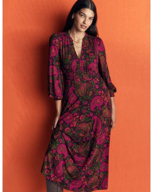 Boden Georgia Jersey Midi Dress - Red