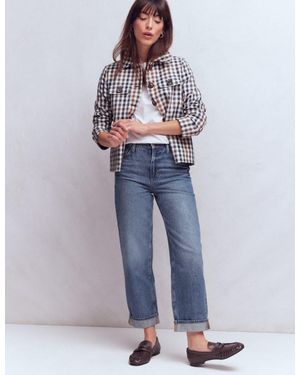 Boden Mid Rise Relaxed Jeans - Blue