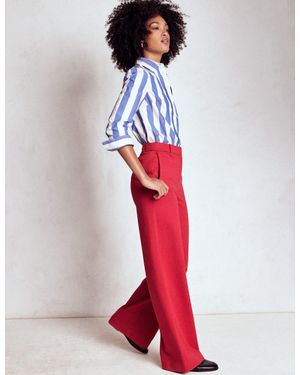 Boden Belgravia Ponte Trousers - Red