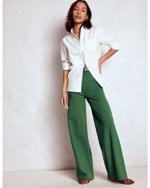 Boden Belgravia Ponte Pants - Green