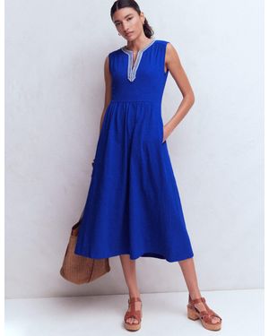Boden May Jersey Midi Dress - Blue