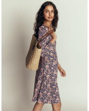 Boden Briony Kurzes Jerseykleid - Pink