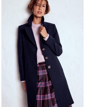 Boden Newport Wool Coat - Blue