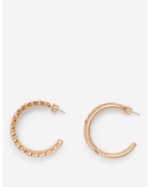 Boden Large Jewel Hoops - Natural