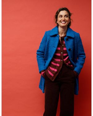 Boden Carlisle Textured Coat - Blue