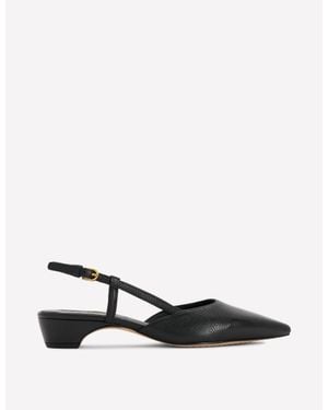 Boden Slingpumps Mit Mini-Blockabsatz - Weiß