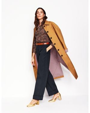 Boden Turn Up Pants - Blue