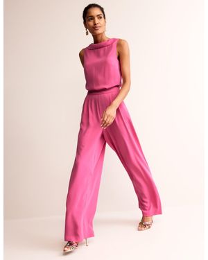 Boden Clarissa Jumpsuitsangria Sunset - Pink