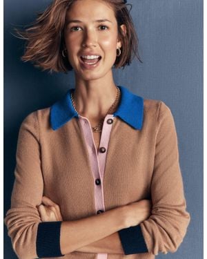 Boden Ariadne Strickjacke Aus Alpaka-Mischung - Blau