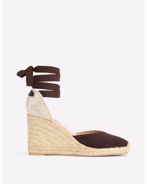 Boden Cassie High Wedge Espadrilles - Brown