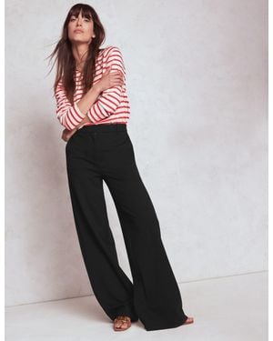 Boden Belgravia Ponte Pants - Black