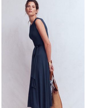 Boden Tamsin Jersey Midi Dress - Blue