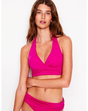 Boden Levanzo Halter Bikini Top - Pink