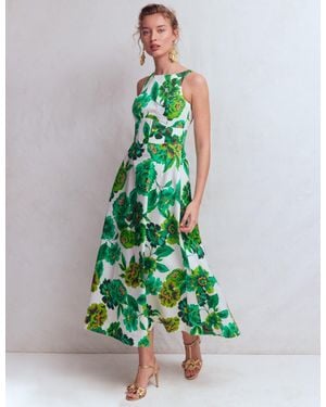 Boden Silvia Boned Bodice Maxi Dress - Green