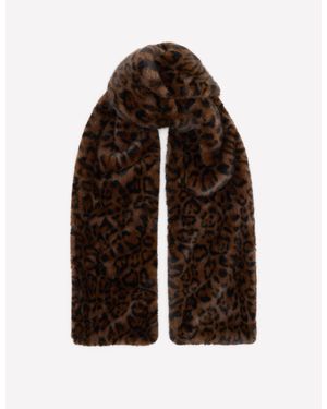 Boden Faux Fur Scarf - Brown