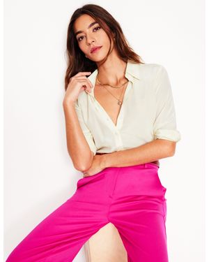 Boden Sienna Silk Shirt - Pink