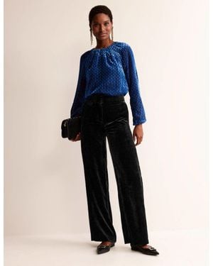 Boden Westbourne Velvet Trousers - Black