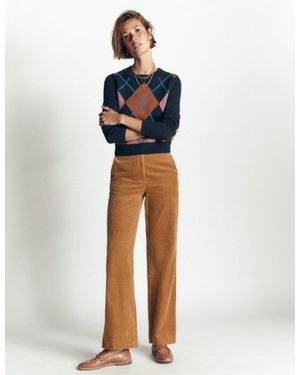 Boden Fitzrovia Cord-Säulenhose - Blau