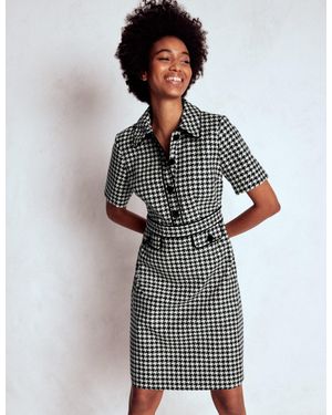 Boden Eda Wool Shift Dress - Grey