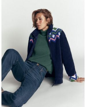 Boden Alnwick Borg Jacket - Blue