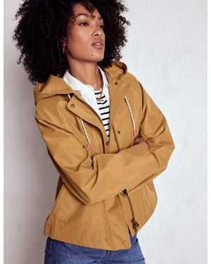 Boden Lightweight Rain Mac - Natural