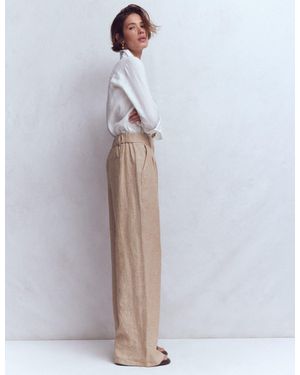 Boden Kensington Linen Pants - White