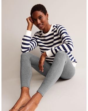 Boden High Rise Jersey Leggings - Grey