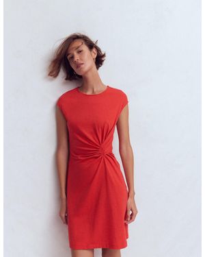 Boden Delilah Twist Short Dress - Red