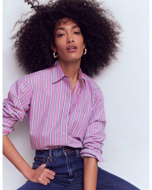 Boden Sadie Relaxed Cotton Shirt - Multicolour