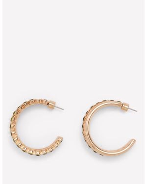 Boden Large Jewel Hoops - Natural