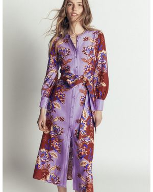 Boden Blouson Sleeve Occasion Dress - Green
