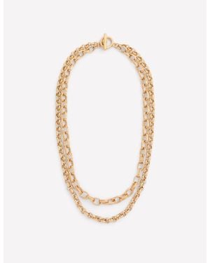 Boden Chain Layer Necklace - White