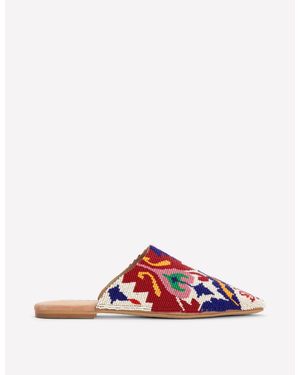Boden Mule Slipper Loafer - Brown