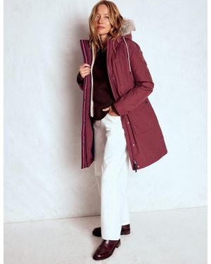 Boden 4-In-1 Hooded Parka-Chestnut, Dijon, Pop Pansy - Red
