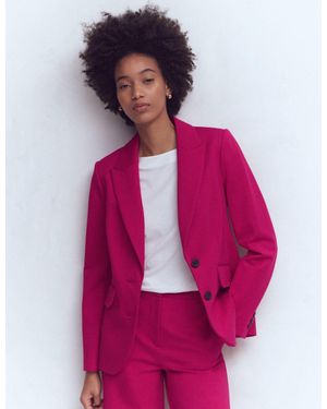 Boden Marylebone Ponte Blazer - Pink
