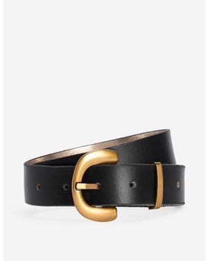 Boden Chunky Buckle Belt - Black
