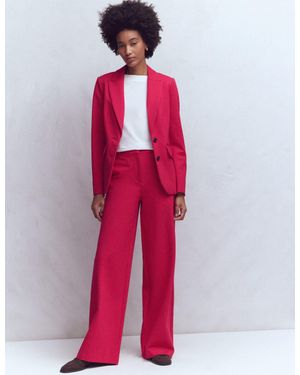 Boden Belgravia Ponte Trousers - Pink