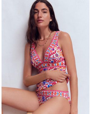 Boden Porto Tankini Top - Red