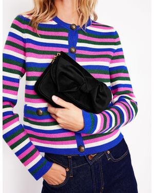 Boden Bow Evening Bag - Black
