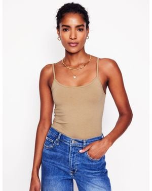 Boden Plain Cami Top - Blue