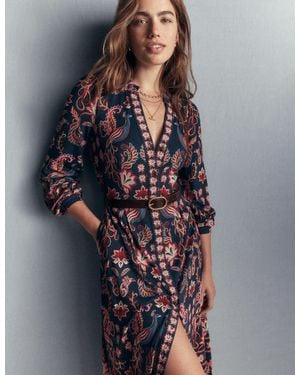 Boden Juliet Jersey Midi Dress - Blue