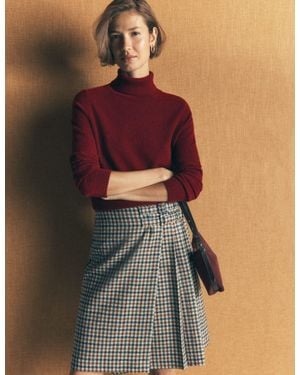 Boden Elsie Cashmere Roll Neck - Red