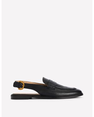 Boden Nya Slingback Penny Loafers - Black