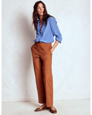 Boden Smart 7/8 Trousers - Blue
