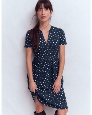Boden Sarah Short Jersey Dress in Brown | Lyst Boden Sarah Short Jersey Dress in Brown | Lyst