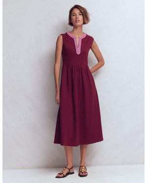Boden May Jersey Midi Dress - Purple