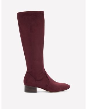 Boden Flat Stretch Knee Boots - Red