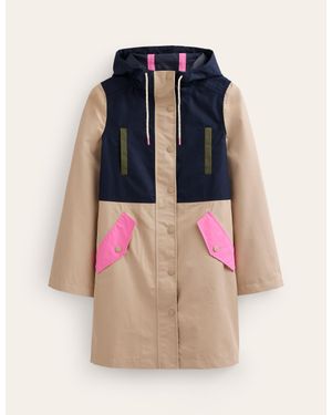 Boden Wells Waterproof Coat - Blue
