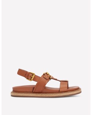 Boden Hardware Detail Footbed Sandal - Brown